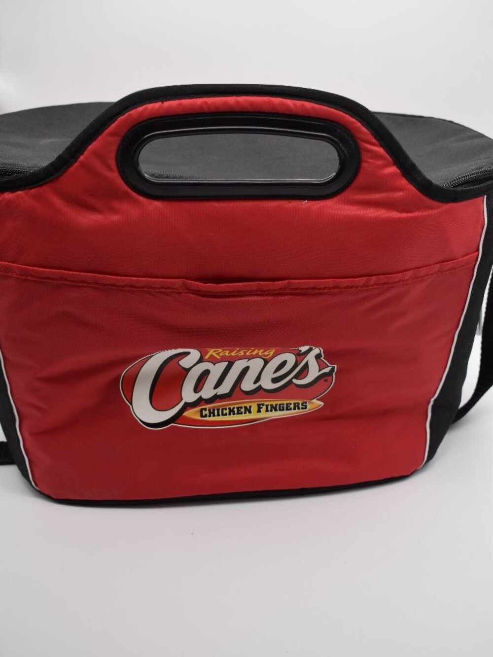 Raising Cane's Chicken Fingers Insulated Cooler Bag Red/Black Oversize Lunch Bag